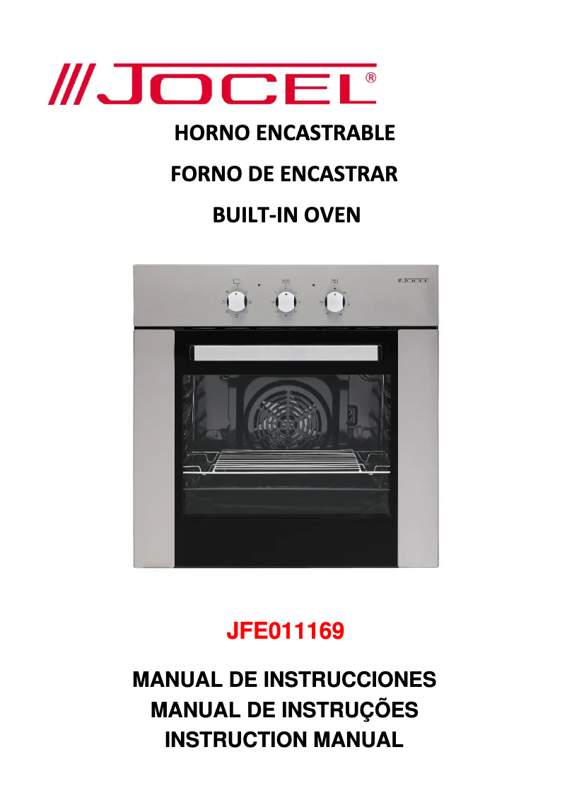 Image de la première page du manuel de l'appareil JFE011169