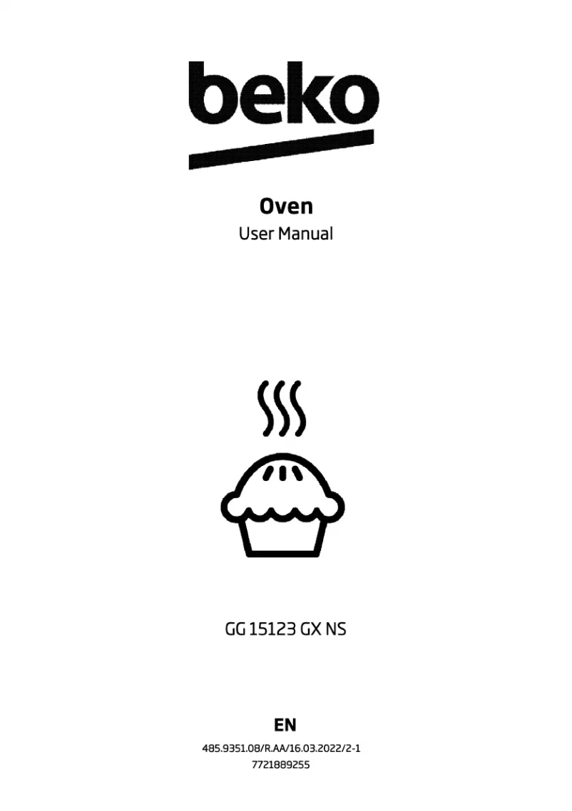Page 1 de la notice Manuel utilisateur Beko GG 15123 GX NS