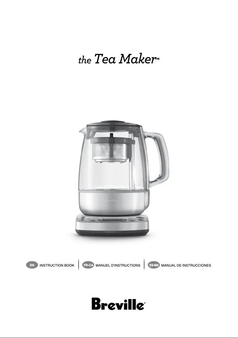 Image de la première page du manuel de l'appareil the Tea Maker BTM800XL