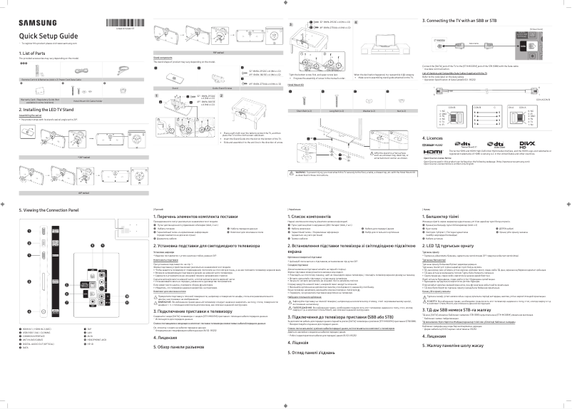 Image de la première page du manuel de l'appareil HG32EE590FK