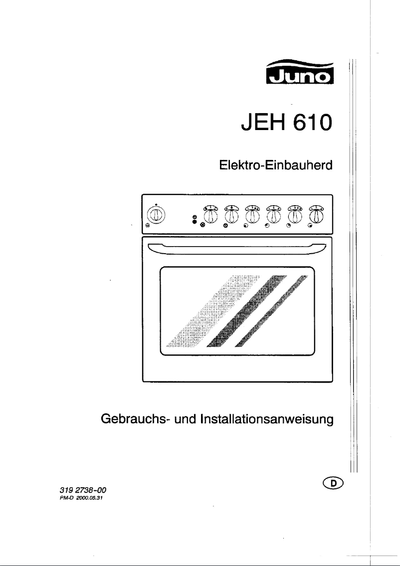 Image de la première page du manuel de l'appareil JEH610E