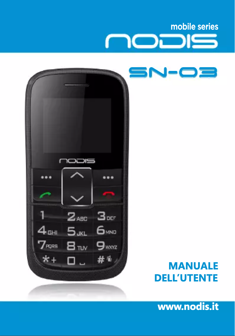 Page 1 de la notice Manuel utilisateur Nodis SN-03 BK