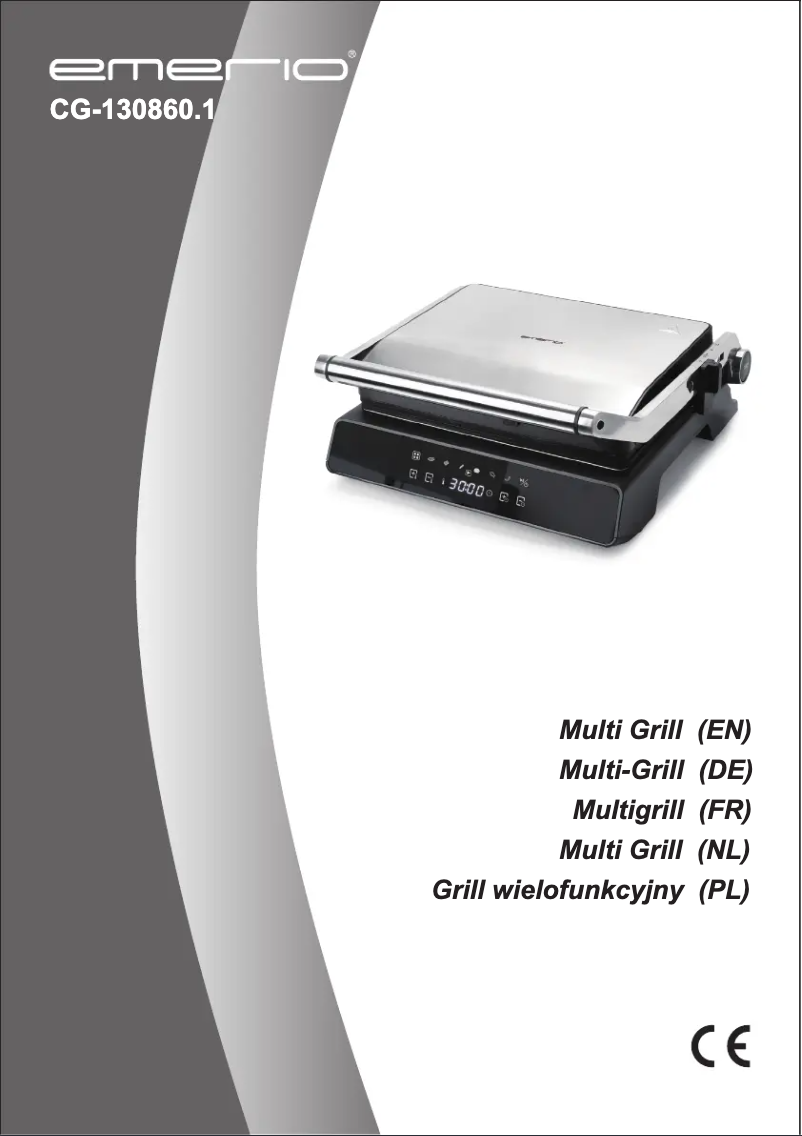 Page n°1 - Manuel utilisateur Emerio CG-130860.1