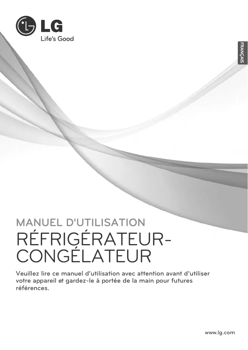 Page n°1 - Manuel utilisateur LG GW-F449BSQP