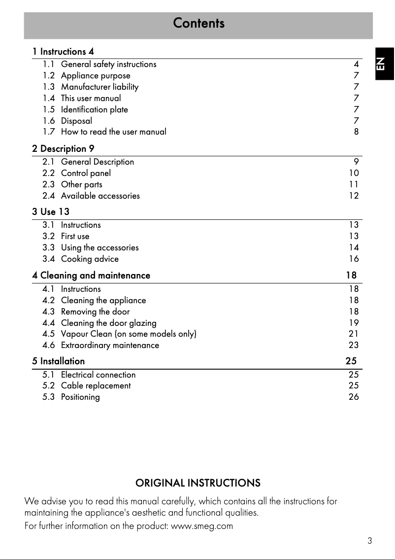 Image de la première page du manuel de l'appareil SFA63M3TVX
