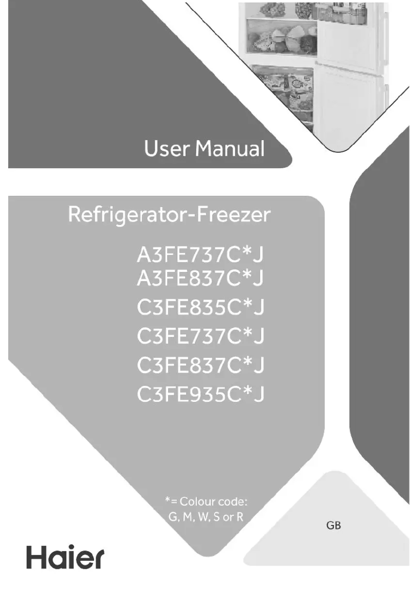 Page n°1 - Manuel utilisateur Haier C3FE835CMJ
