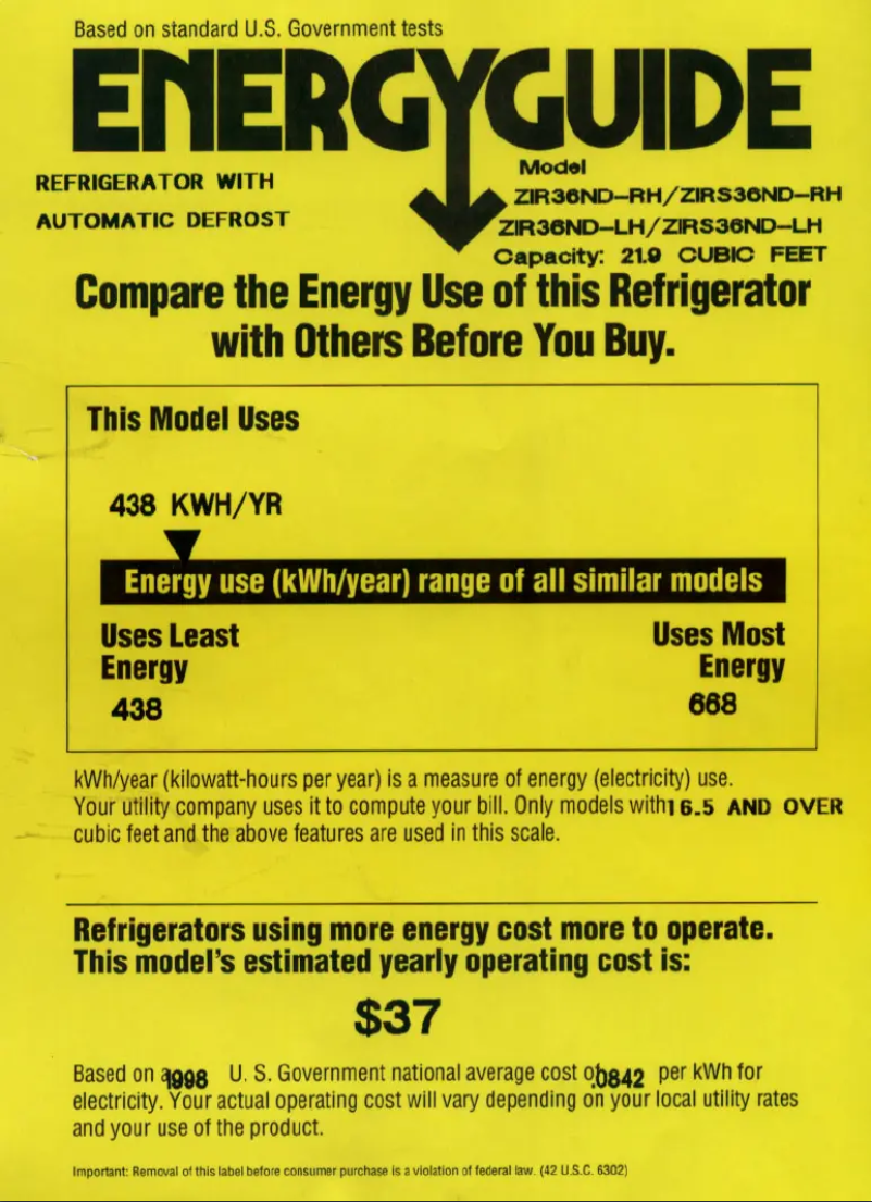 Image de la première page du manuel de l'appareil ZIR36NDRH