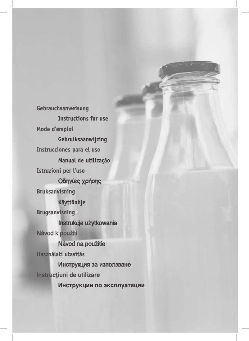 Page n°1 - Manuel utilisateur Whirlpool ARC 104/1/A+