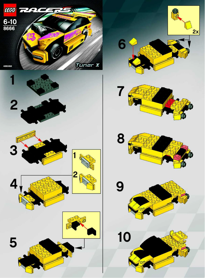 Page 1 de la notice Manuel utilisateur Lego TunerX