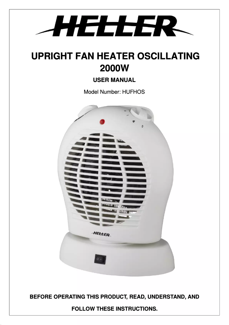 Página 1 del manual Manual de usuario Heller HUFHOS