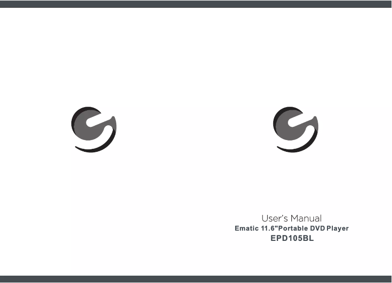 Page n°1 - Manuel utilisateur Ematic EPD105