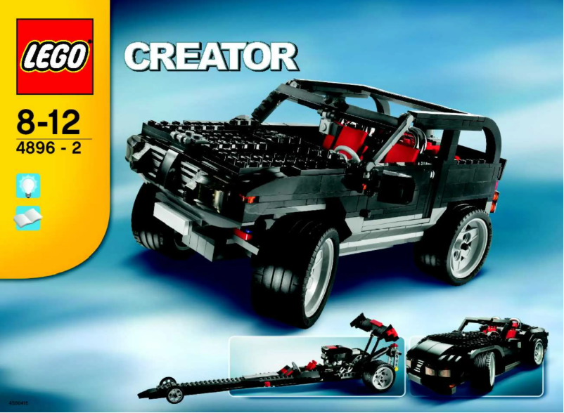 Page 1 de la notice Manuel utilisateur Lego Roaring Roadsters