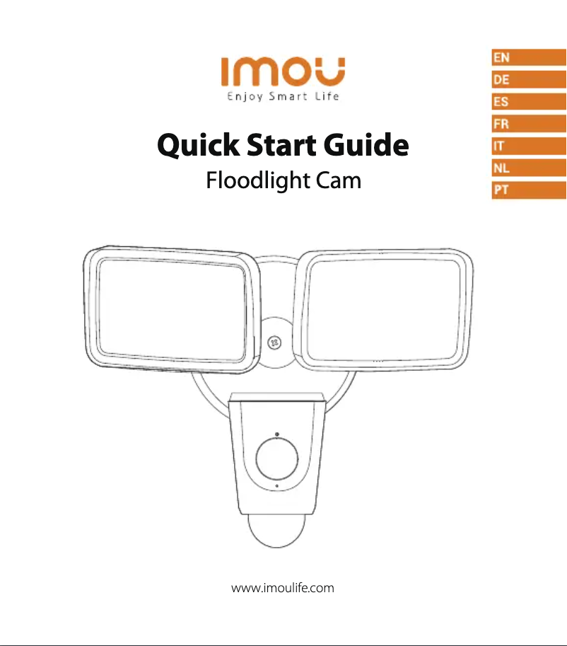 Page 1 de la notice Manuel utilisateur Imou Floodlight Cam