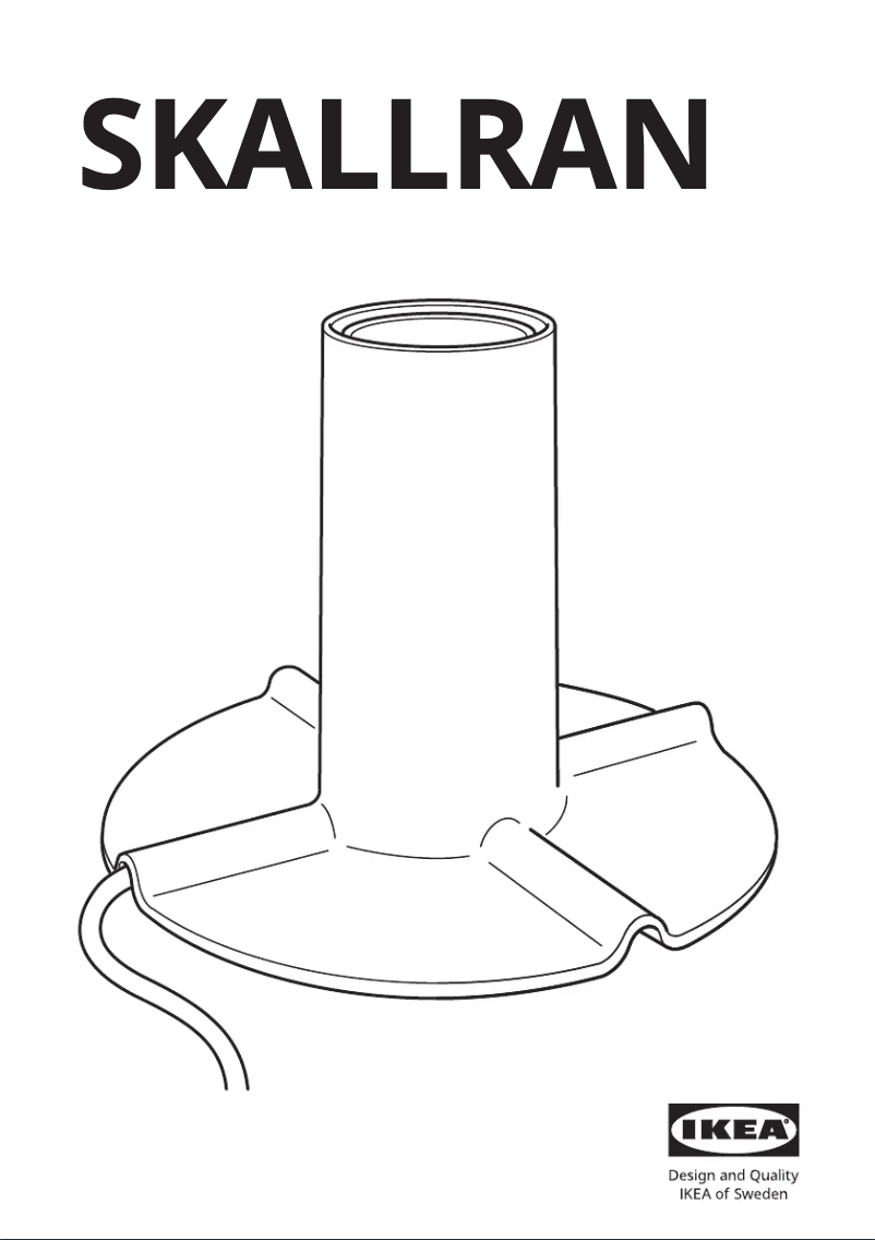 Página 1 del manual Manual de usuario Ikea SKALLRAN 304.215.27