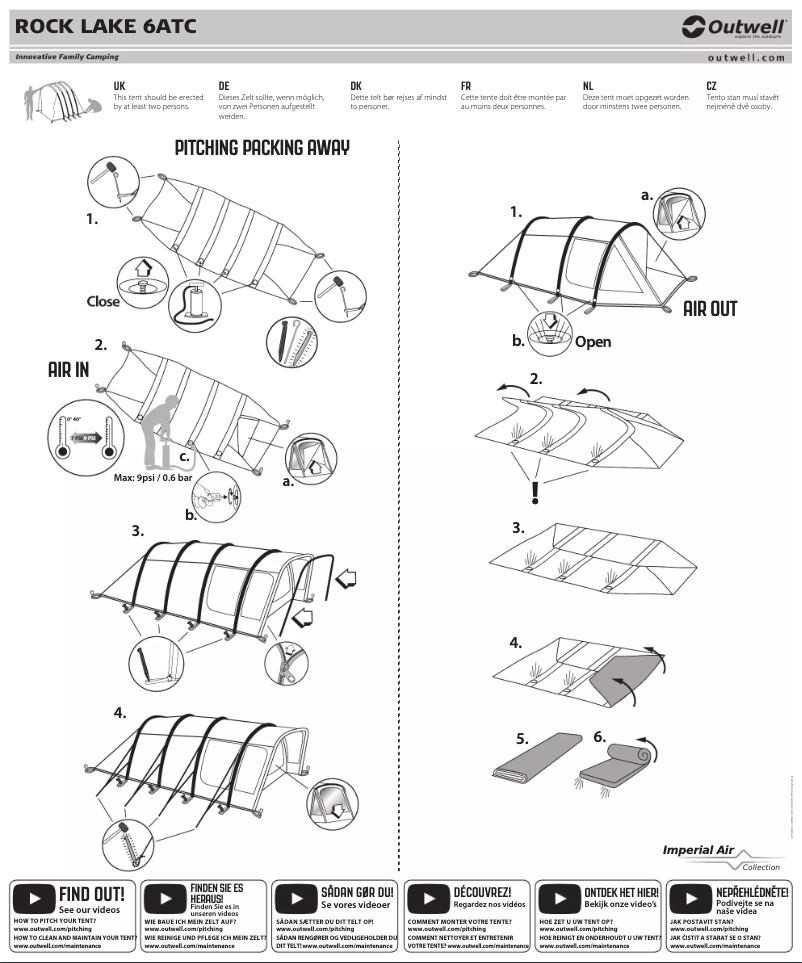 Image de la première page du manuel de l'appareil Rock Lake 6ATC