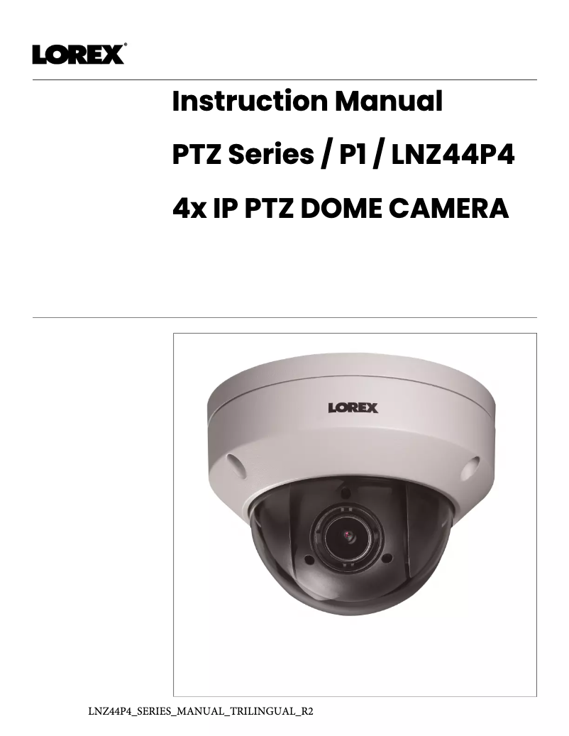 Página 1 del manual Manual de usuario Lorex LNZ44P4B