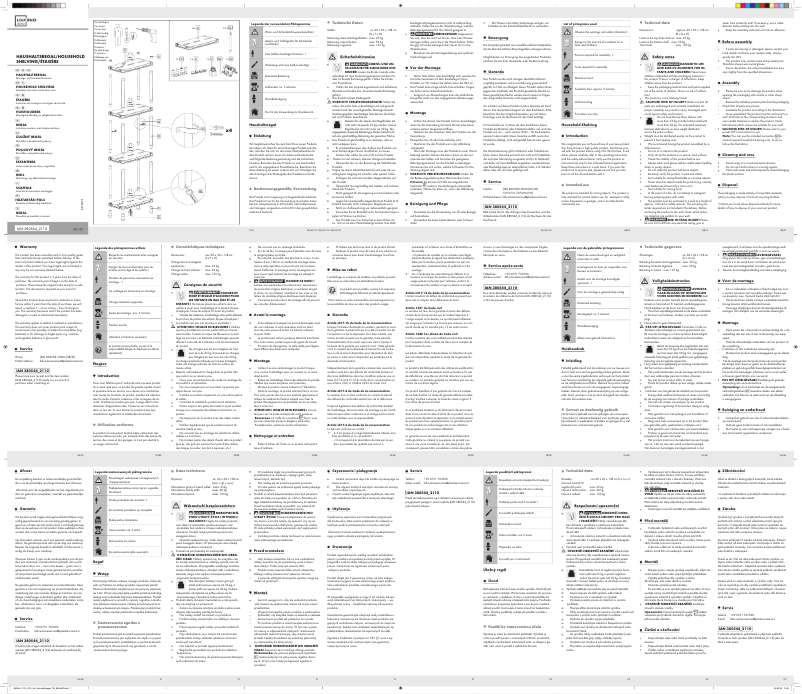 Page 1 de la notice Manuel utilisateur Livarno Lux IAN 380544