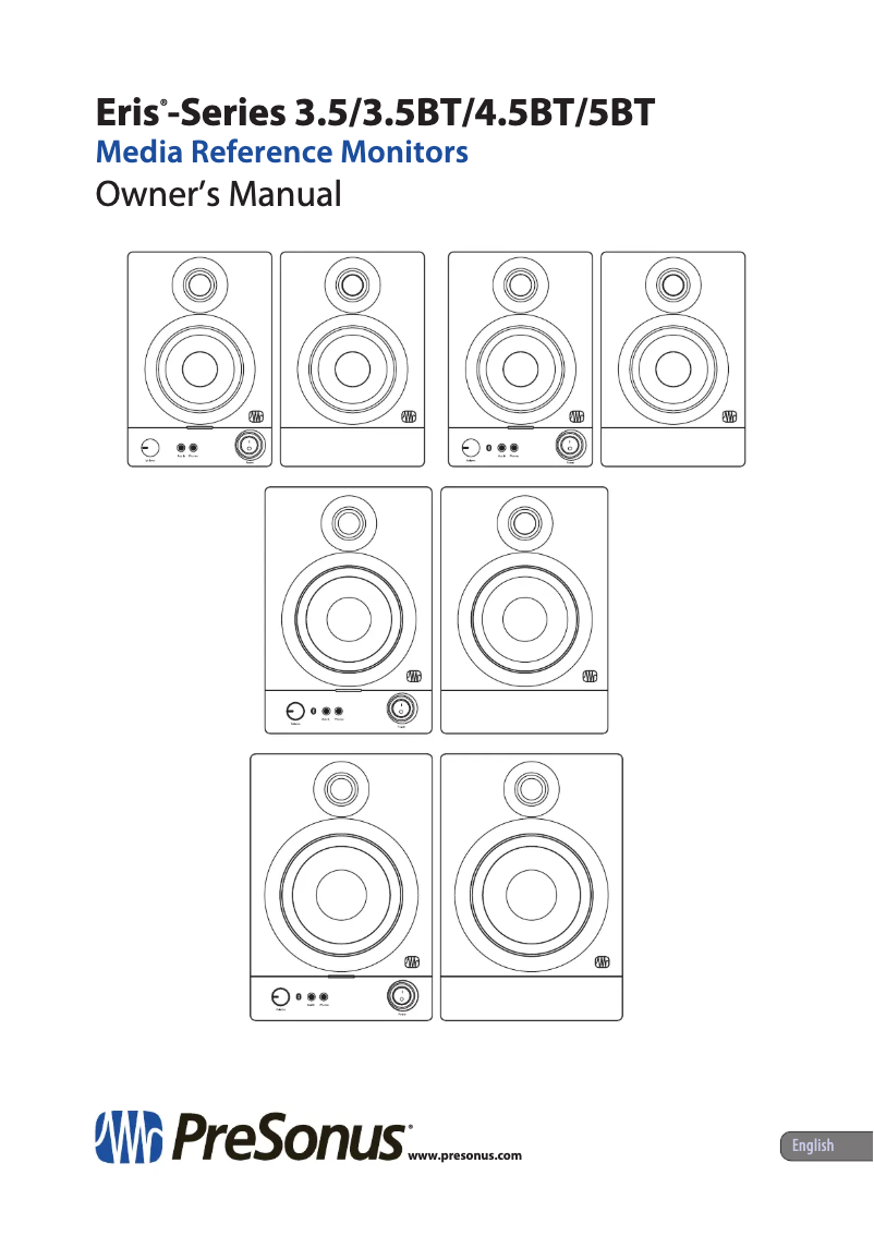First page image of the manual for Eris 4.5BT