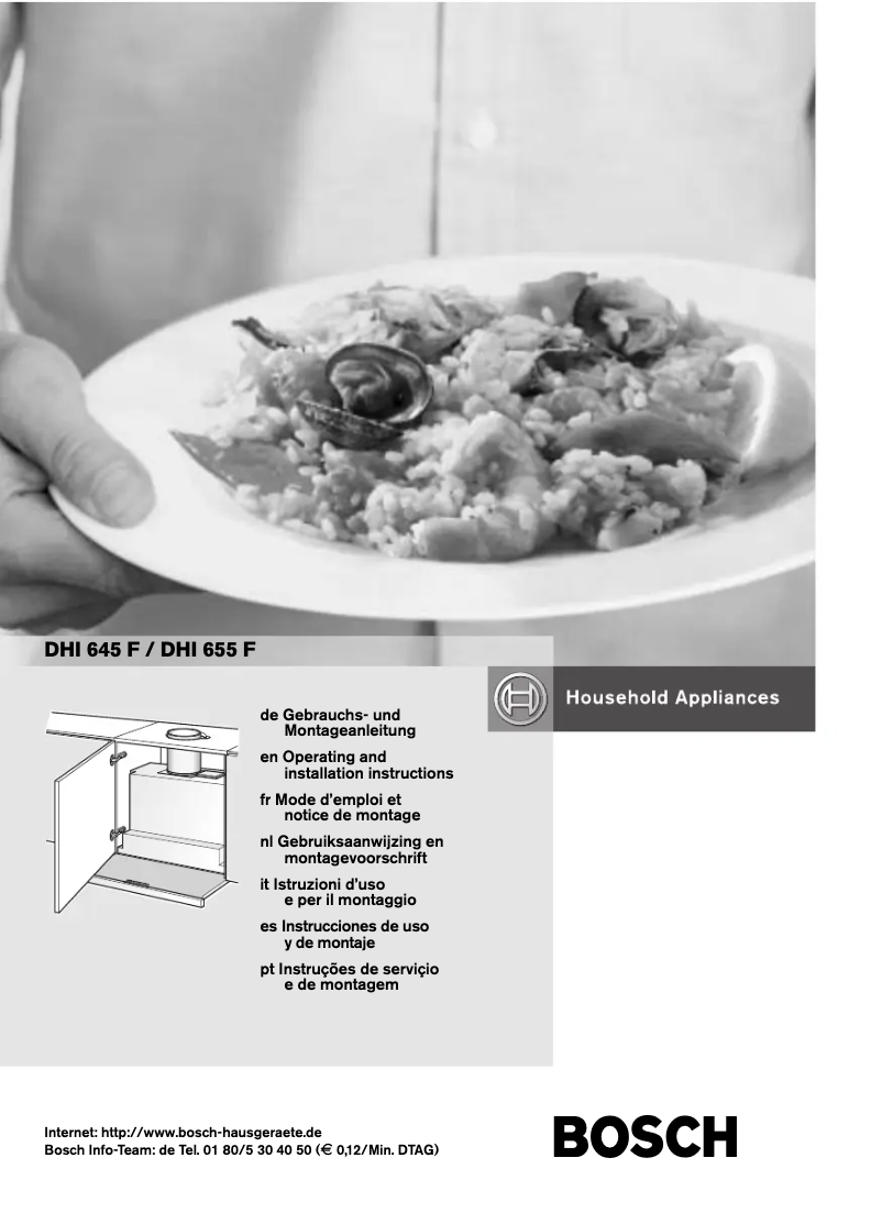 Image de la première page du manuel de l'appareil DHI655FCH