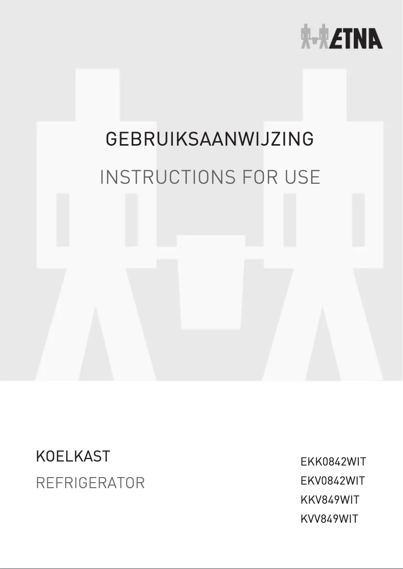 Page 1 de la notice Manuel utilisateur Etna KKV849WIT