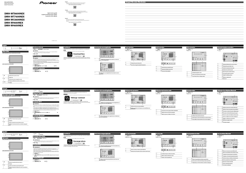 Image de la première page du manuel de l'appareil DMH-W4600NEX
