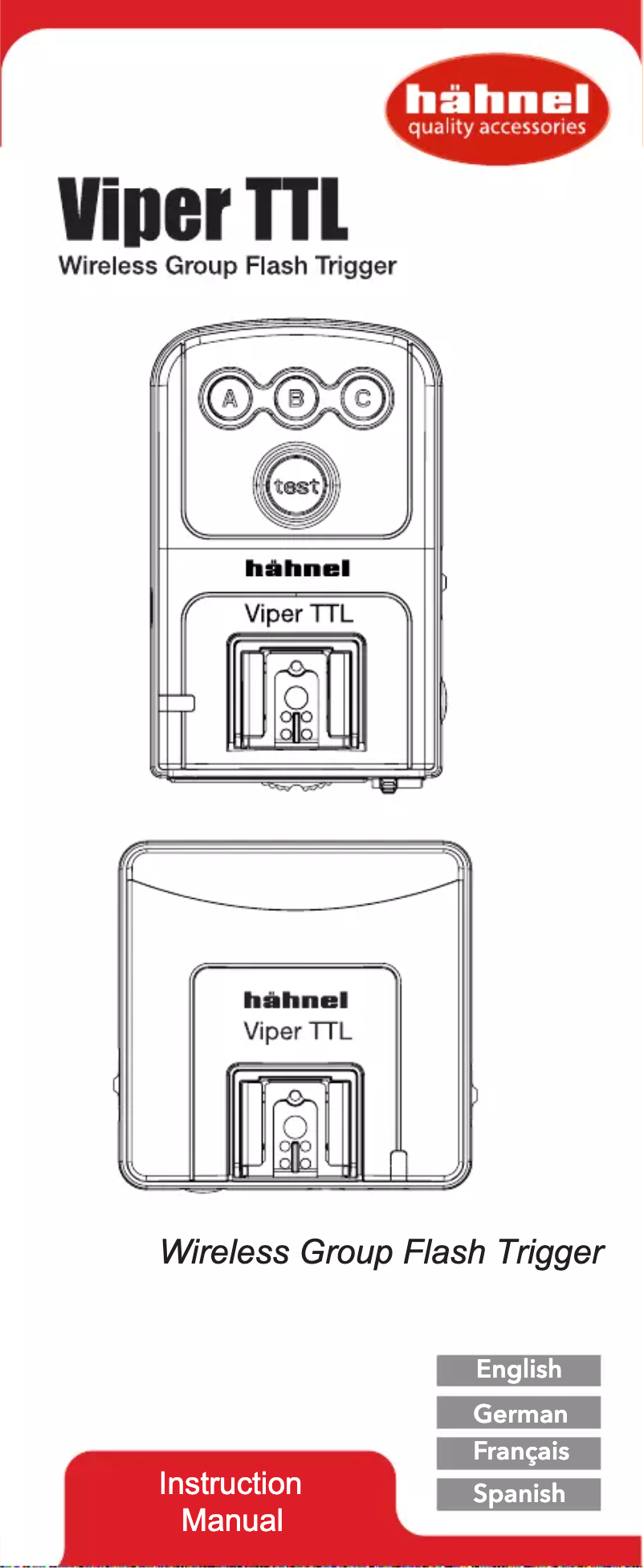 Página 1 del manual Manual de usuario Hähnel Viper TTL