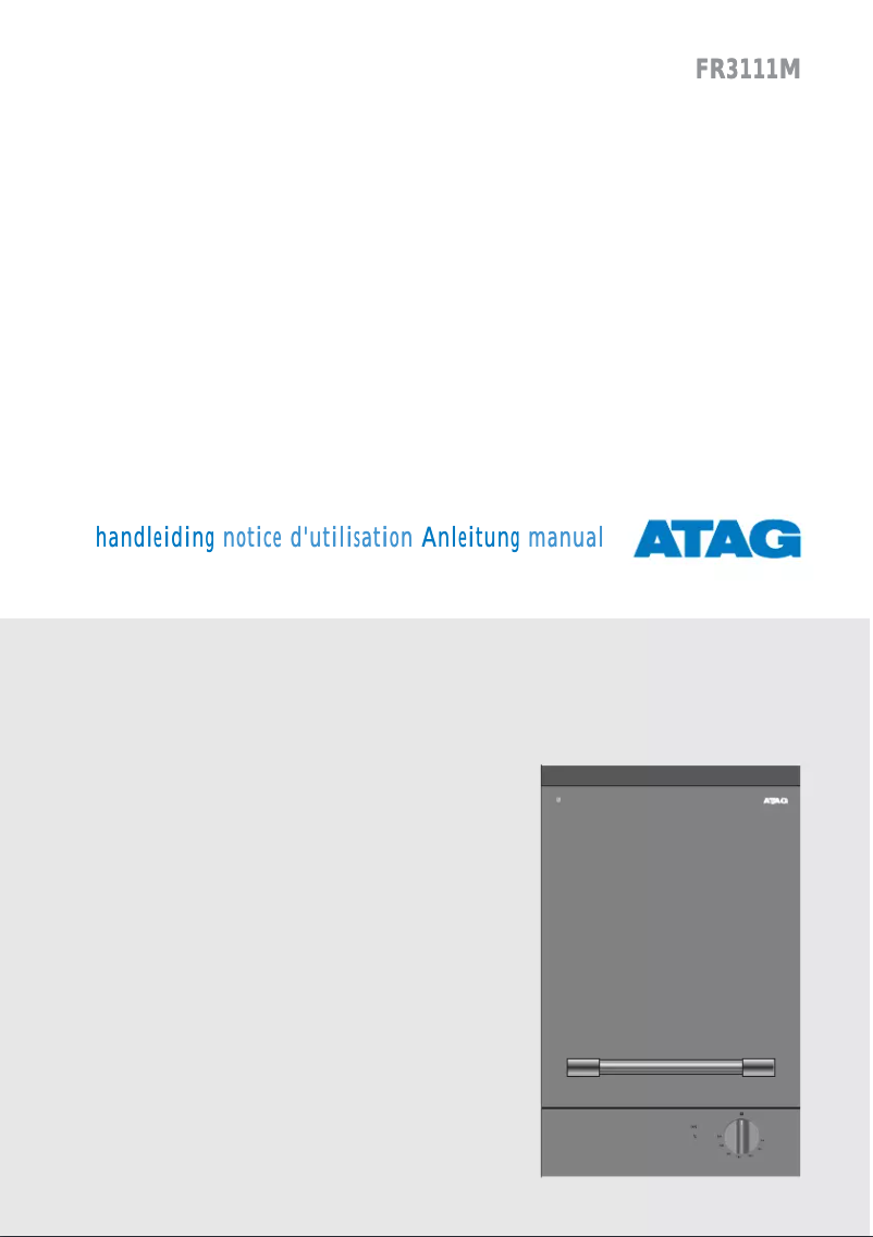 Page 1 de la notice Manuel utilisateur Atag FR3011M