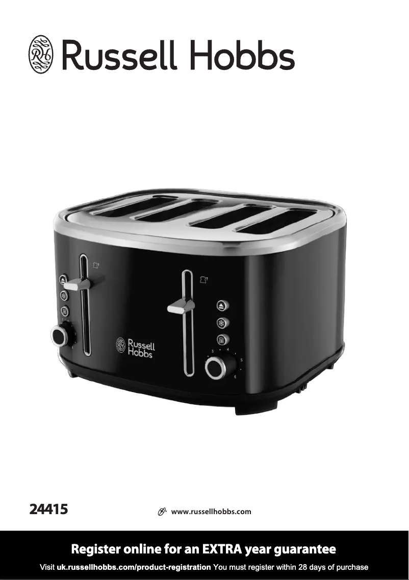 Page n°1 - Manuel utilisateur Russell Hobbs Bubble 24415