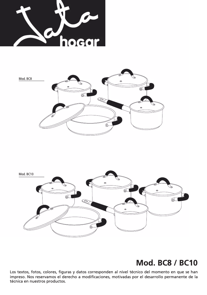 Image de la première page du manuel de l'appareil BC8