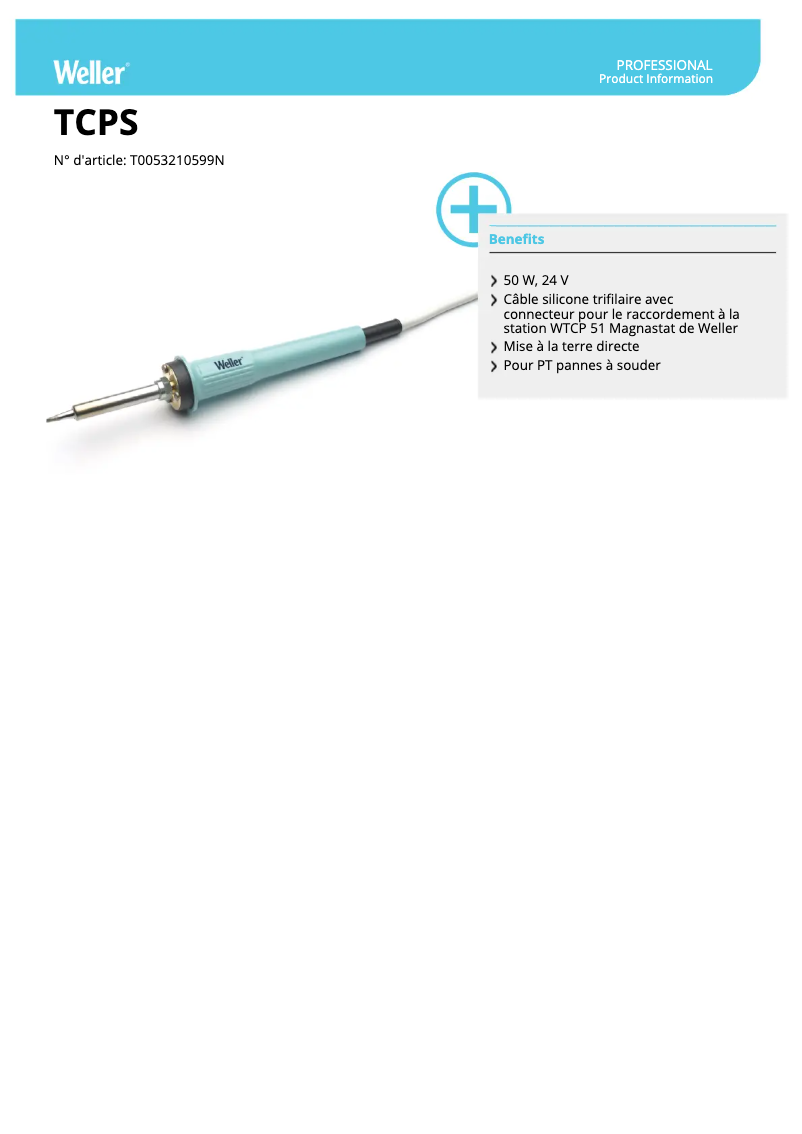 Image de la première page du manuel de l'appareil TCPS