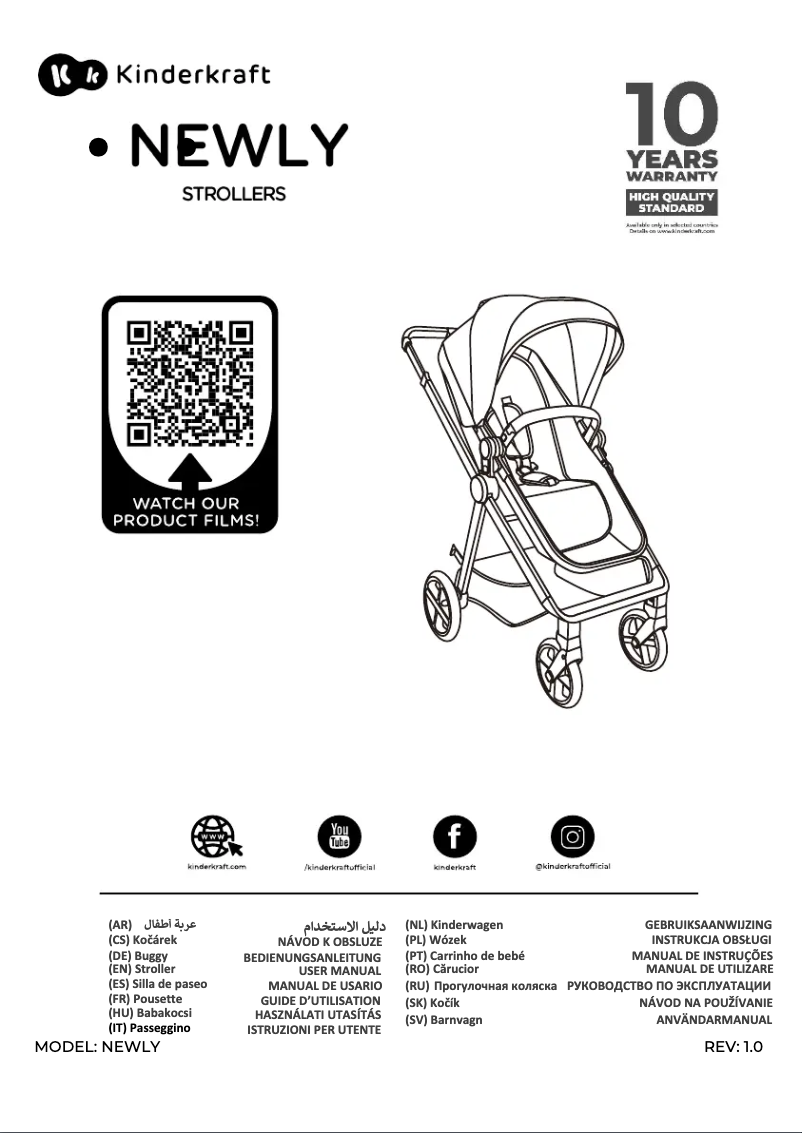 Page n°1 - Manuel utilisateur Kindercraft NEWLY