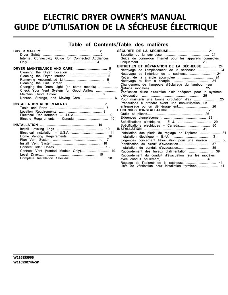 Page 1 de la notice Manuel utilisateur Maytag MED7020RF