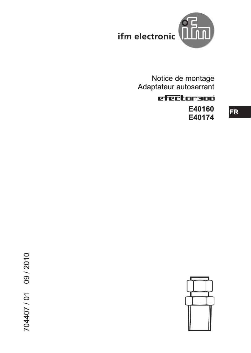 Image de la première page du manuel de l'appareil E40160