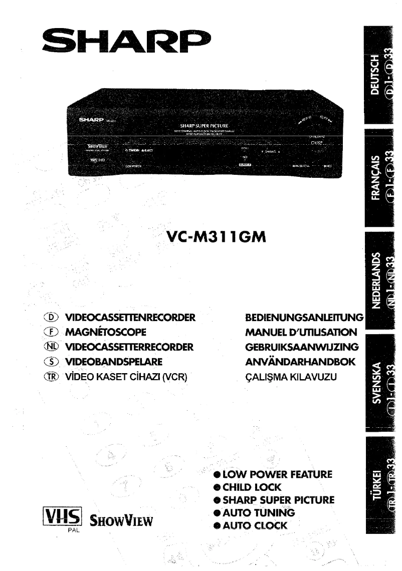 Image de la première page du manuel de l'appareil VC-M311