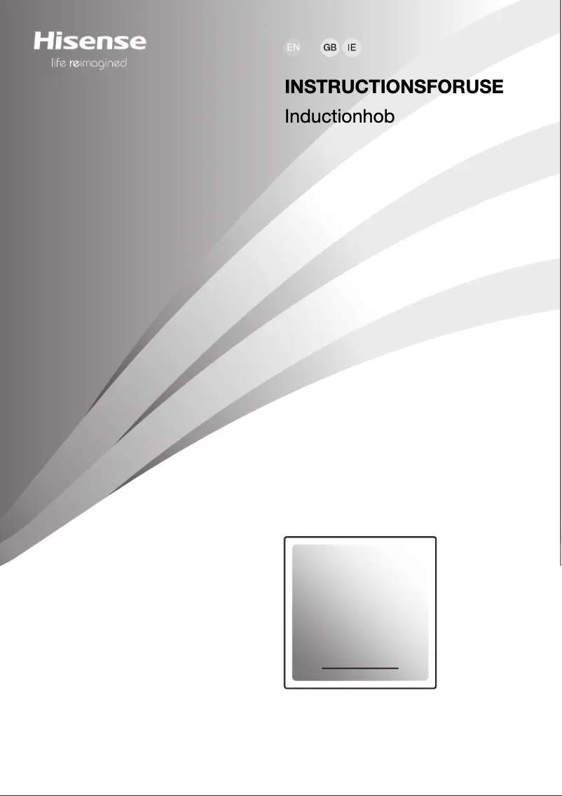 Page 1 de la notice Manuel utilisateur Hisense BI6062HIXUK