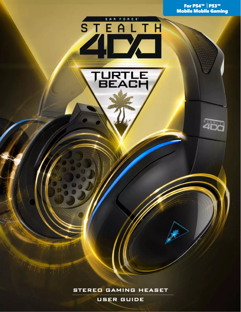 Page 1 de la notice Manuel utilisateur Turtle Beach TB032402