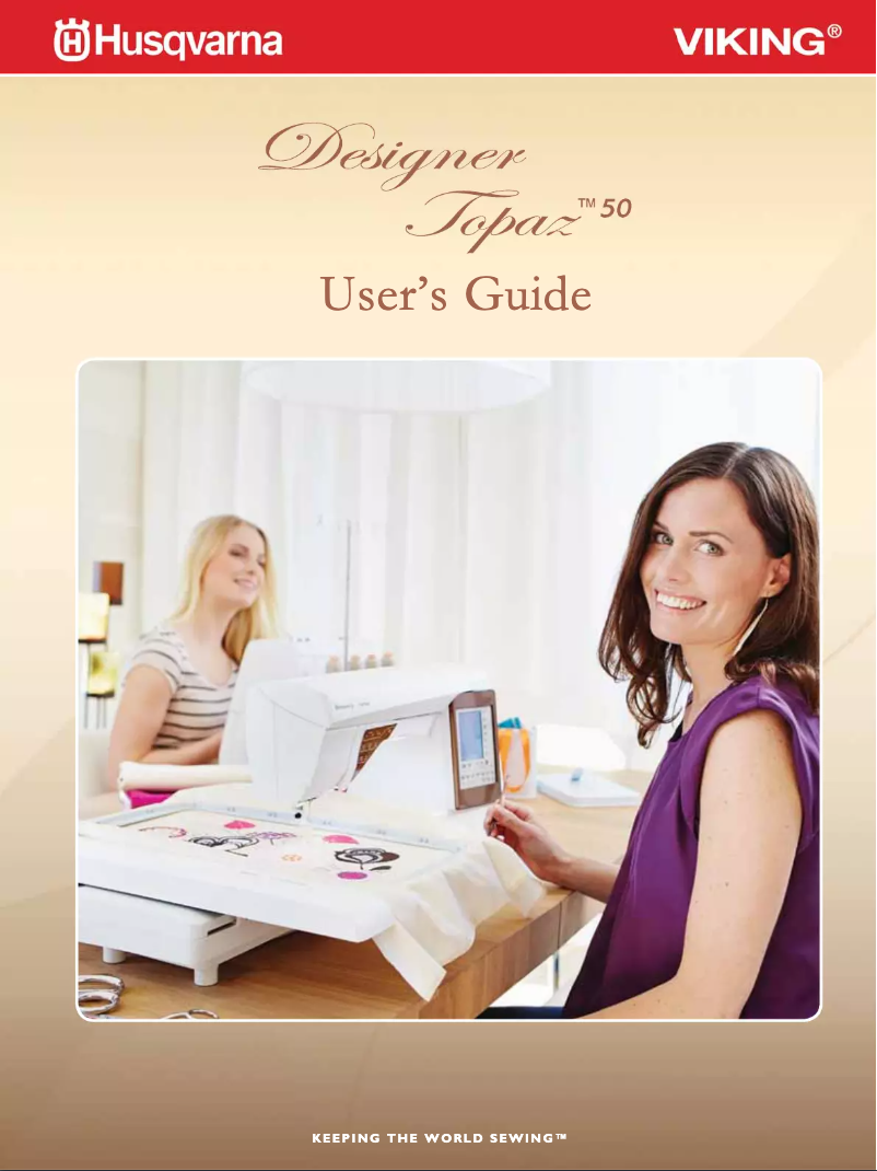 Image de la première page du manuel de l'appareil Designer Topaz 30