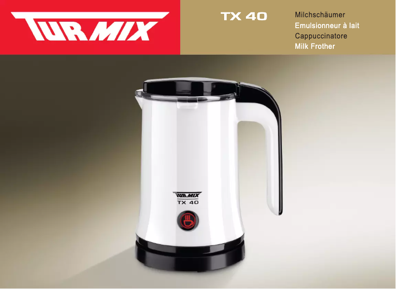 Image de la première page du manuel de l'appareil TX 40