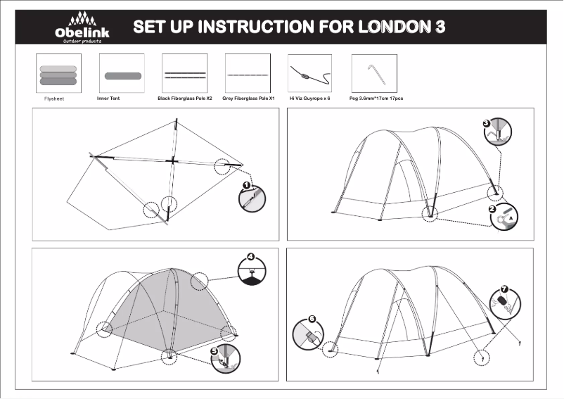 Imagen de la primera página del manual del dispositivo London 3