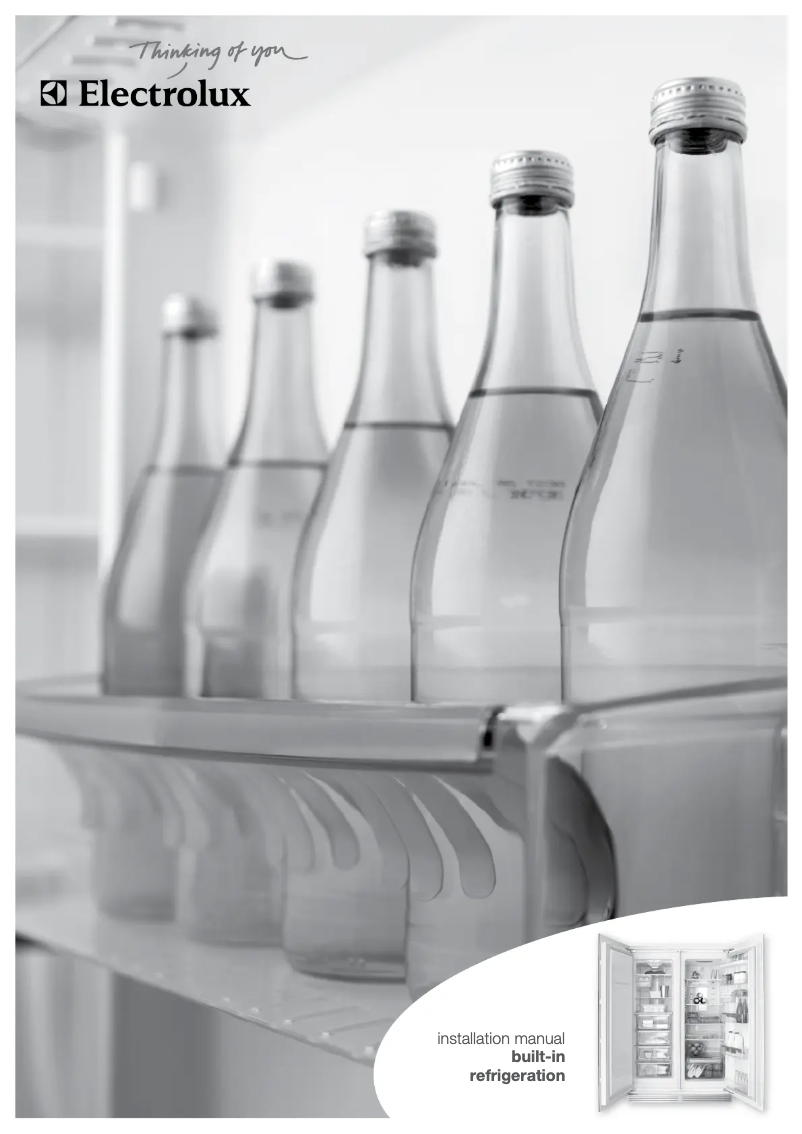 Page 1 de la notice Guide d'installation Electrolux EFM3001