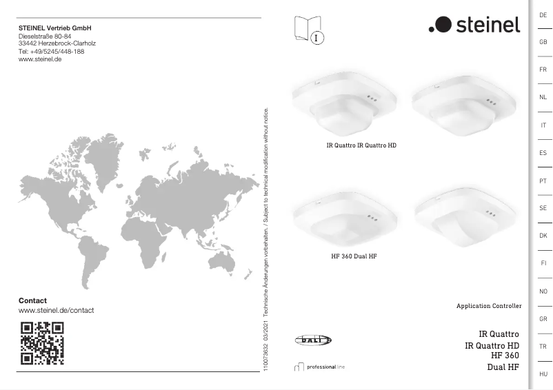 Image de la première page du manuel de l'appareil Dual HF