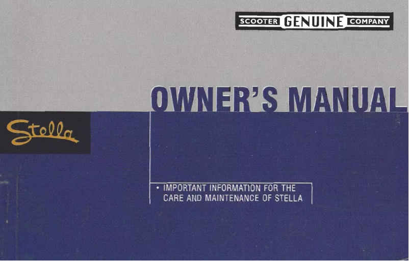 Imagen de la primera página del manual del dispositivo Stella