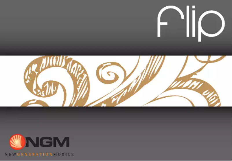 Page 1 de la notice Manuel utilisateur NGM Flip