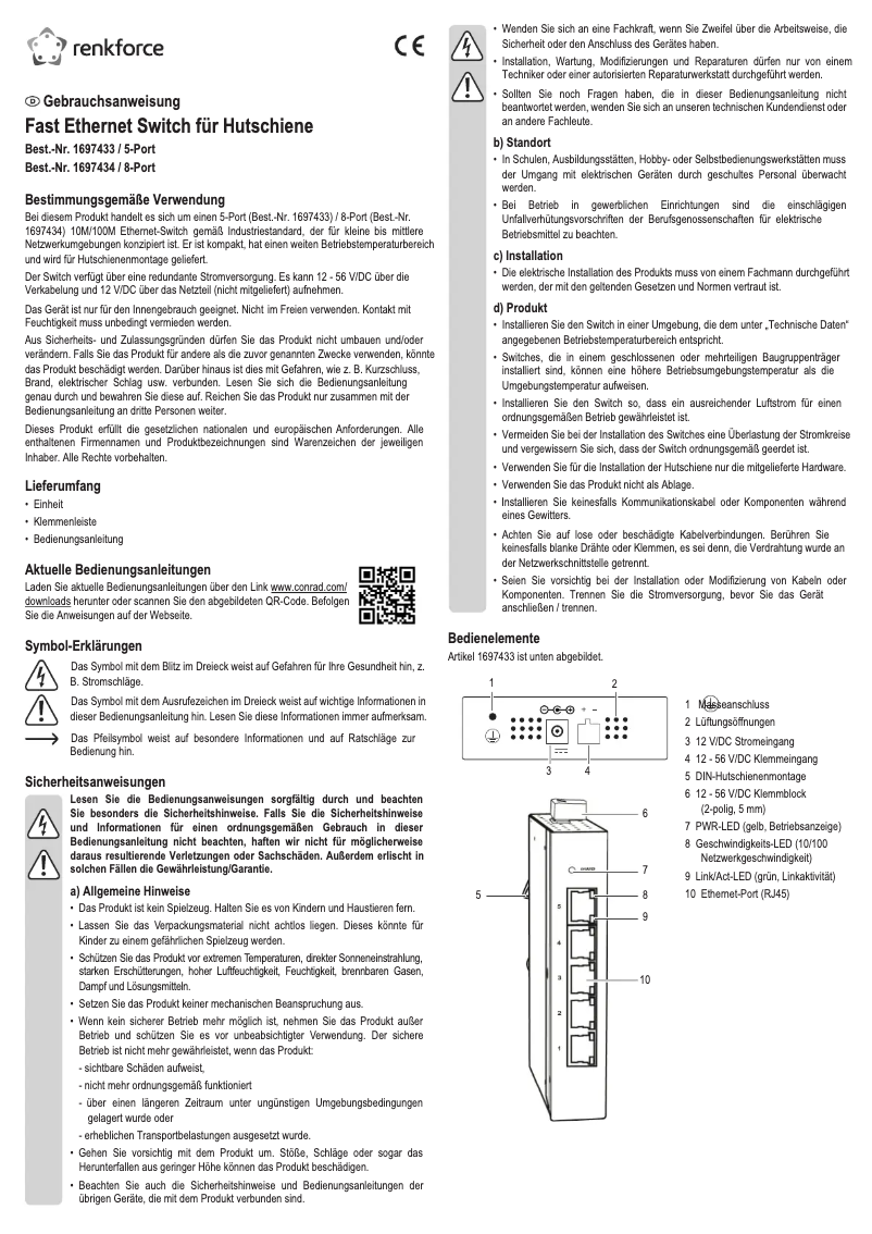 Image de la première page du manuel de l'appareil FEH-500