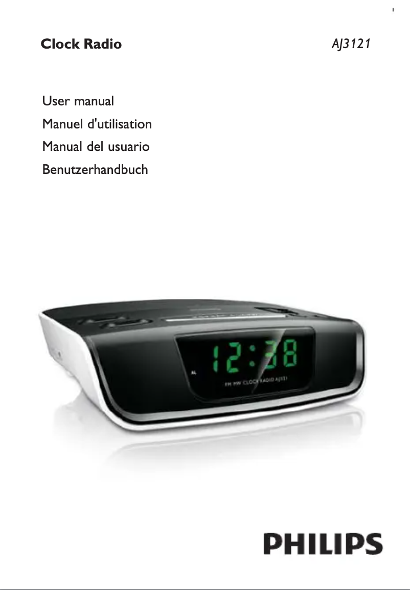 Image de la première page du manuel de l'appareil AJ3121