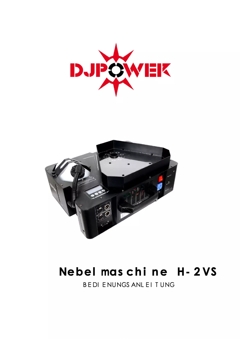 Page 1 de la notice Manuel utilisateur DJ Power H-2VS