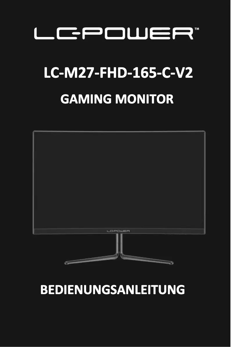 Image de la première page du manuel de l'appareil LC-M27-FHD-165-C-V2