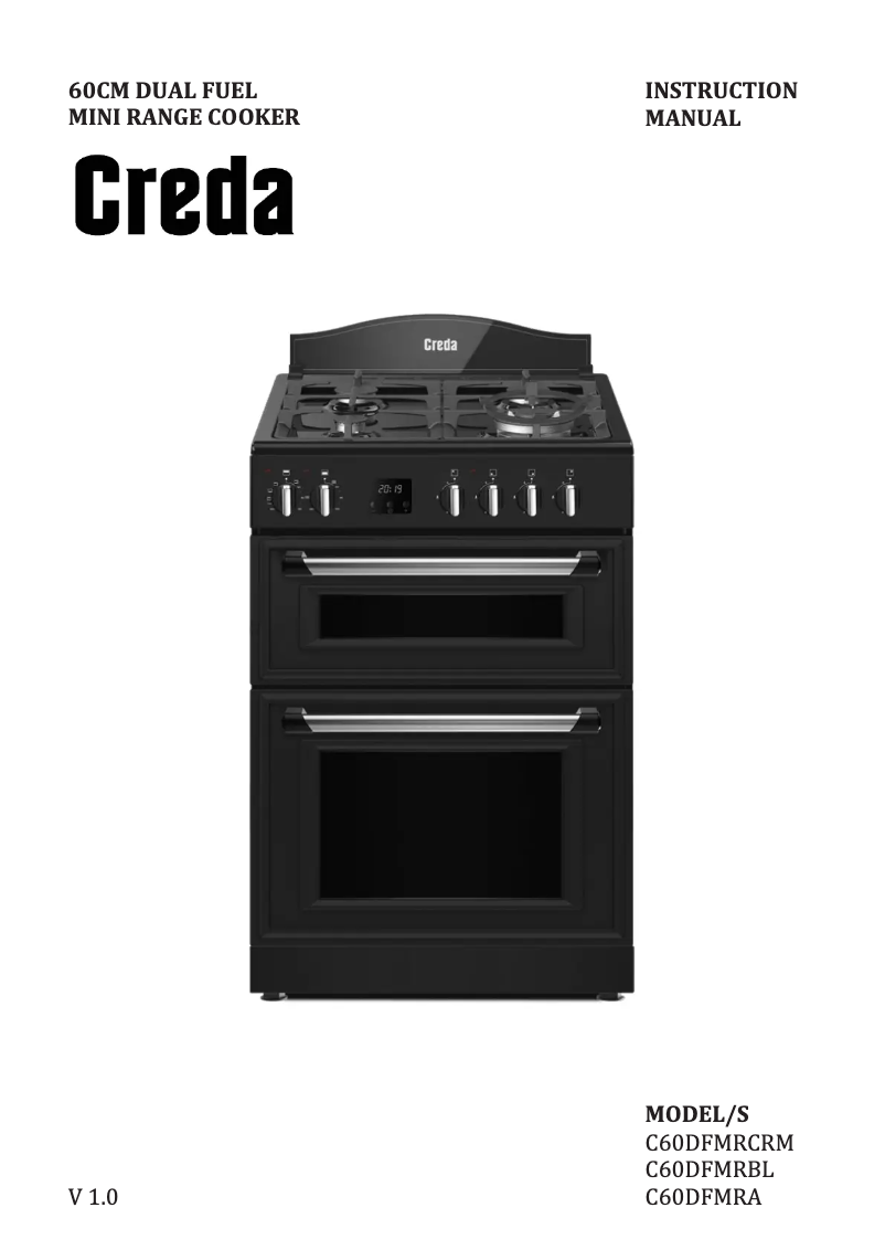 Image de la première page du manuel de l'appareil C60DFMRA