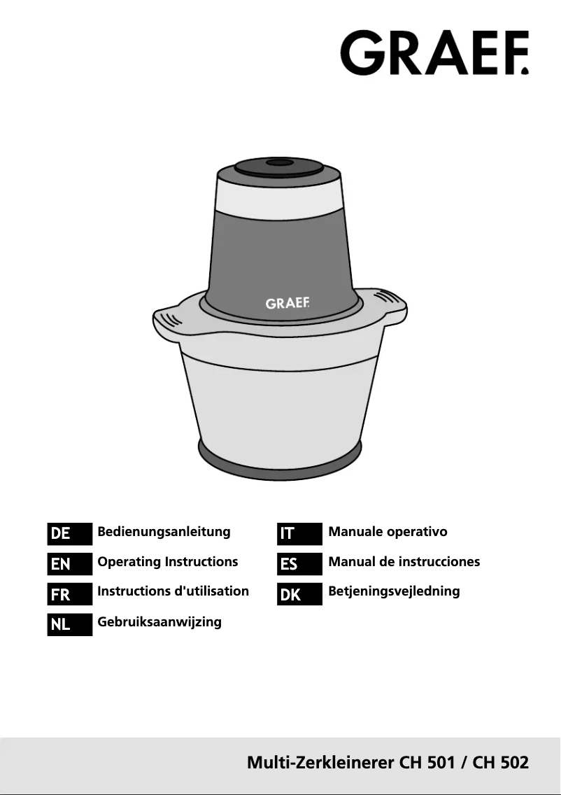 Página 1 del manual Manual de usuario Graef CH 502