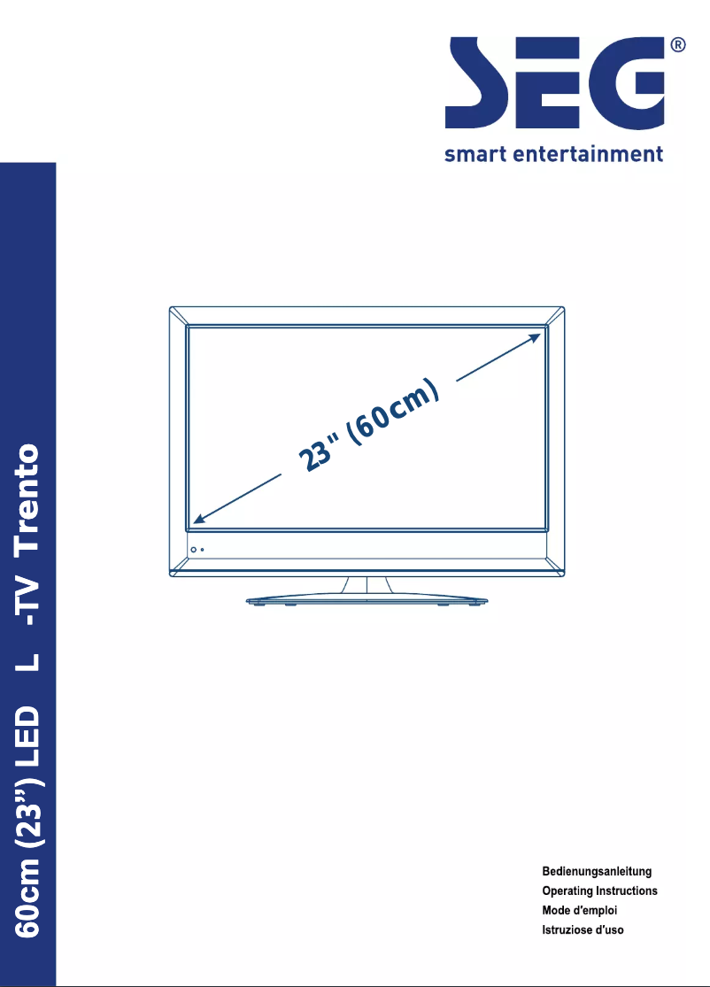 Page 1 de la notice Manuel utilisateur SEG Trento